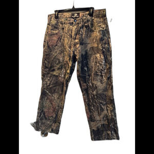 Mossy Oak Camo Jeans Men 36x30 Green Style 55191-7-C2 Cotton Hunting Outdoors
